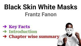 Black Skin White Mask By Frantz Fanon Chapter 4 summary in hindi Black Skin white mask summary [upl. by Theresita]