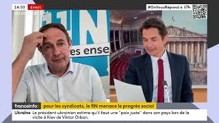 Laurent ESCURE invité de FRANCE INFO TV [upl. by Annaxor]