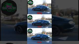 420p Vs 720p Vs 2k4k Mustang spin out [upl. by Pilihp]