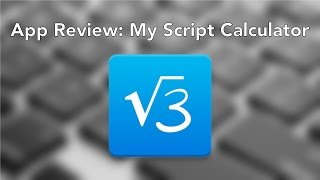 App Review My Script Calculator [upl. by Alwin]