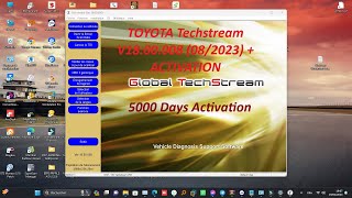 TOYOTA Techstream V1800008 082023  ACTIVATION [upl. by Colene]