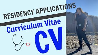 Residency Applications The CV [upl. by Armahs]