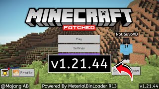 Minecraft Pe 12144 Patch Apk Download  Mcpe New 12144 Patch Version  SuvoXD [upl. by Palma]