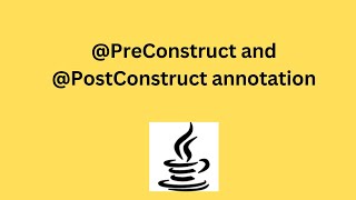 PreConstruct and PostConstruct annotation Spring Boot Example [upl. by Ahseinet682]