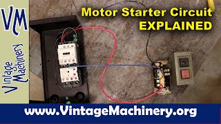 Motor Starter OnOff Push Button Station Circuit Explained [upl. by Haywood123]