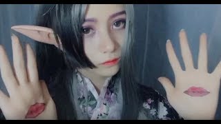 75ASMR MOUTH SOUNDS EAR EATING VAMPIRE RP 嘴声舔耳音 [upl. by Gerrit]