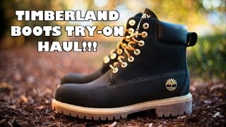 10 TIMBERLAND BOOTS EVERY MAN AND WOMAN MUST HAVE TIMBERLAND BOOT HAUL AND TRYON [upl. by Ahsa]