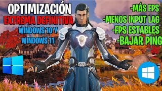 COMO OPTIMIZAR tu PC LAPTOP PARA AUMENTAR FPS EN FORTNITE 2023 200 [upl. by Nnylanna]