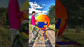 Aliens dance with pacman ek attack and funny magic vfx funny videoshortsyoutubeshorts [upl. by Linc]