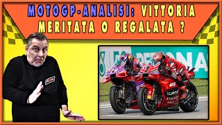 MOTOGPANALISI VITTORIA MERITATA O REGALATA  🥇 [upl. by Eatnoj]