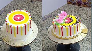 pineapple cake decorating  pineapple cake recipe birthday cake [upl. by Isaac408]