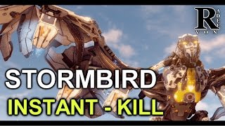 Horizon Zero Dawn  Stormbird Instant Kill Guide Very Rare Modification Farm [upl. by Atinrev]