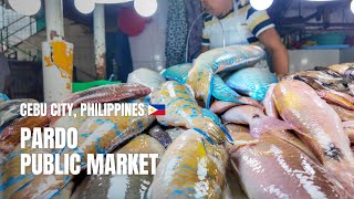 🇵🇭 4K What Can You Buy at Pardo Public Market  Walking Tour  Cebu City Philippines [upl. by Suired]