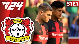 My German Journey Begins  FC 24 Bayer Leverkusen Career Mode S1E1 [upl. by Ijar346]