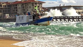 📛 ATTENTION OCÉAN DÉCHAÎNÉ À CAPBRETON LES VAGUES FRAPPENT LE LITTORAL 🌊😨 Alexrolland [upl. by Isman466]