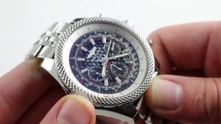 Breitling Bentley Barnato 42 A4139024BB82 Watch Review [upl. by Tezil]