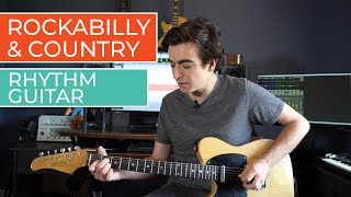 Country and Rockabilly Rhythm Guitar Lesson [upl. by Nnoj]