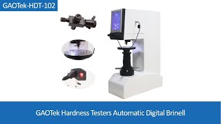 Hardness Testers Automatic Digital Brinell  GAOTek [upl. by Murrah790]