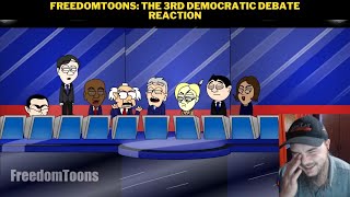 FreedomToons The 3rd Democratic Debate Reaction [upl. by Onateyac]