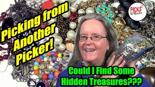 Yard Sale Scores Buying Jewelry from Another Reseller—Haul Reveal vintagefashion jewelry [upl. by Breeze]