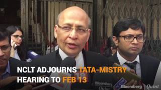 NCLT Adjourns TataMistry Hearing To February 13 [upl. by Adnah]