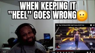 Top 10 Worst WWE Heel Turns of All Time aka When Keeping it quotHeelquot Goes Wrong🙂 REACTION [upl. by Veta58]