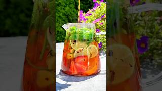 Hibiscus refreshing ice tea antiinflammatory drink immunity healthyrecipes detoxify [upl. by Ahsoem]