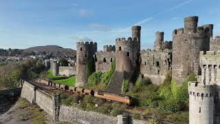 North Wales amp borders RHTT passes Conwy Castle on its return to Shrewsbury on Wednesday 1309 2024 [upl. by Lav]