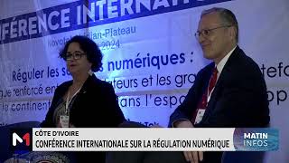 Côte d´Ivoire  conférence internationale sur la régulation numérique [upl. by Lednar]