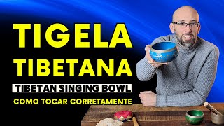 SINO ou TIGELA TIBETANA como tocar corretamente  os instrumentos que uso aqui no canal [upl. by Nyrat]