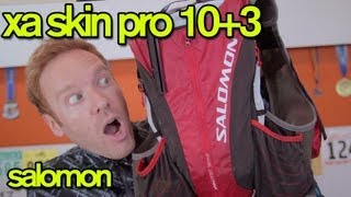 SALOMON XA SKIN PRO 103 HYDRATION PACK REVIEW amp GIVEAWAY  GingerRunnercom Review [upl. by Harriet]