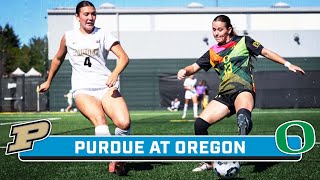 Purdue at Oregon  Sept 29 2024  Big Ten Womens Soccer  B1G Encore [upl. by Nairoc]