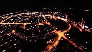 Vlissingen in het midden van de nacht uit de lucht Phantom DJI 2 [upl. by Amalea]