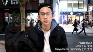 Testimonial AndreRusli Program Studi Teknik Informatika Tokyo Denki University Jepang [upl. by Veriee]