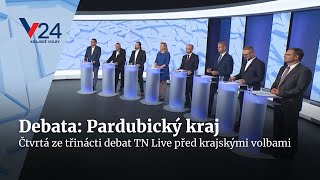 Předvolební debata Pardubický kraj  Krajské volby 2024 [upl. by Norud]