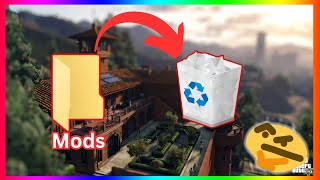 How To Remove GTA 5 Mods In 1 Click  2024  UPDATED [upl. by Shanney953]