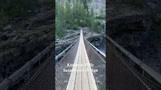 Kootenai Falls Suspension Bridge [upl. by Christmas]