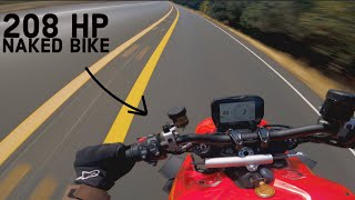 Taking My Modded Ducati to a Canyon  DUCATI STREETFIGHTER V4  PRO AUDIO  POV 4K  GoPro [upl. by Nirok]