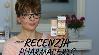 👩🏻‍⚕️Pharmaceris👩🏼‍⚕️  Recenzja  Lubię  Polecam Fluid OchronnoKorygujący z SPF50 [upl. by Alexandra701]