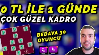 SADECE 24 SAATTE HARİKA KADRO 😲 0 TL İLE 1 GÜNDE HESAP FULLEME 🔥 EFOOTBALL 2024 MOBİLE [upl. by Rose129]