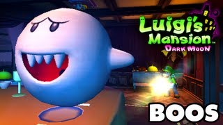 Luigis Mansion Dark Moon  Gloomy Manor  Early Boo Locations Nintendo 3DS Gameplay Walkthrough [upl. by Nnairek]