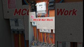 Mccb breakers not working mccb circuitbreaker electrical smdbpanel ytshorts wiring testing [upl. by Anaele]