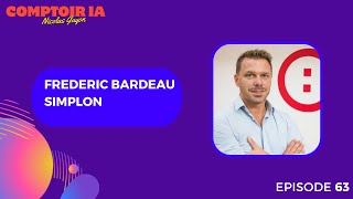 Frédéric Bardeau former 30 000 Français à lIA avec Simplon amp Meta [upl. by Lahsiv152]