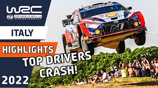 WRC Rally Highlights  Rally Italia Sardegna 2022  Saturday Morning [upl. by Ytte49]