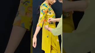 Step kurti Style and jacket side dori tassels jacketdesign youtubeshort dailyshortvideo [upl. by Yrehcaz]