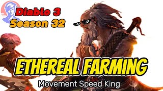 Diablo 3 Season 32 Barbarian Ethereal Farming Special [upl. by Brittnee]