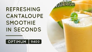 Rockmelon Smoothie in Seconds  Refreshing Summer Smoothie [upl. by Norab]