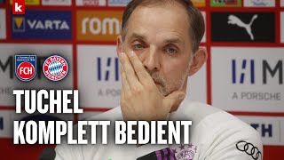 Nächste BayernPleite Tuchel völlig ratlos quotKann es mir nicht erklärenquot  Heidenheim  Bayern [upl. by Nelli]