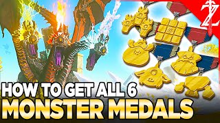 How to Get All 6 Monster Medals Medals of Honor in Tears of the Kingdom [upl. by Netsoj]