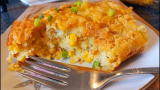 Air Fryer Cornbread Casserole Recipe  Creamy Corn Casserole [upl. by Robet779]